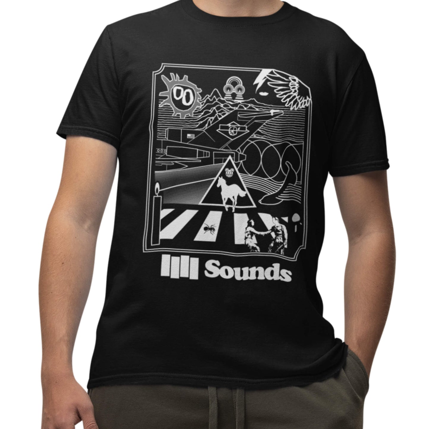Classic Album Cover Mash-Up T-Shirt
