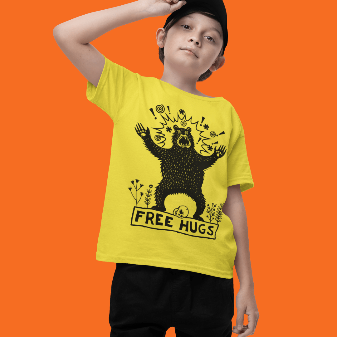 Free Hugs Kids Organic Cotton T-Shirt