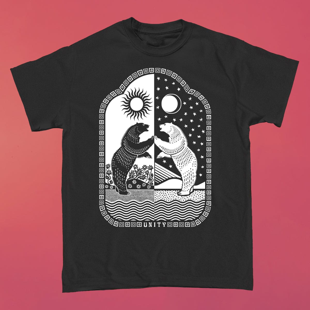Unity Bear Mens Heavy Cotton Mens