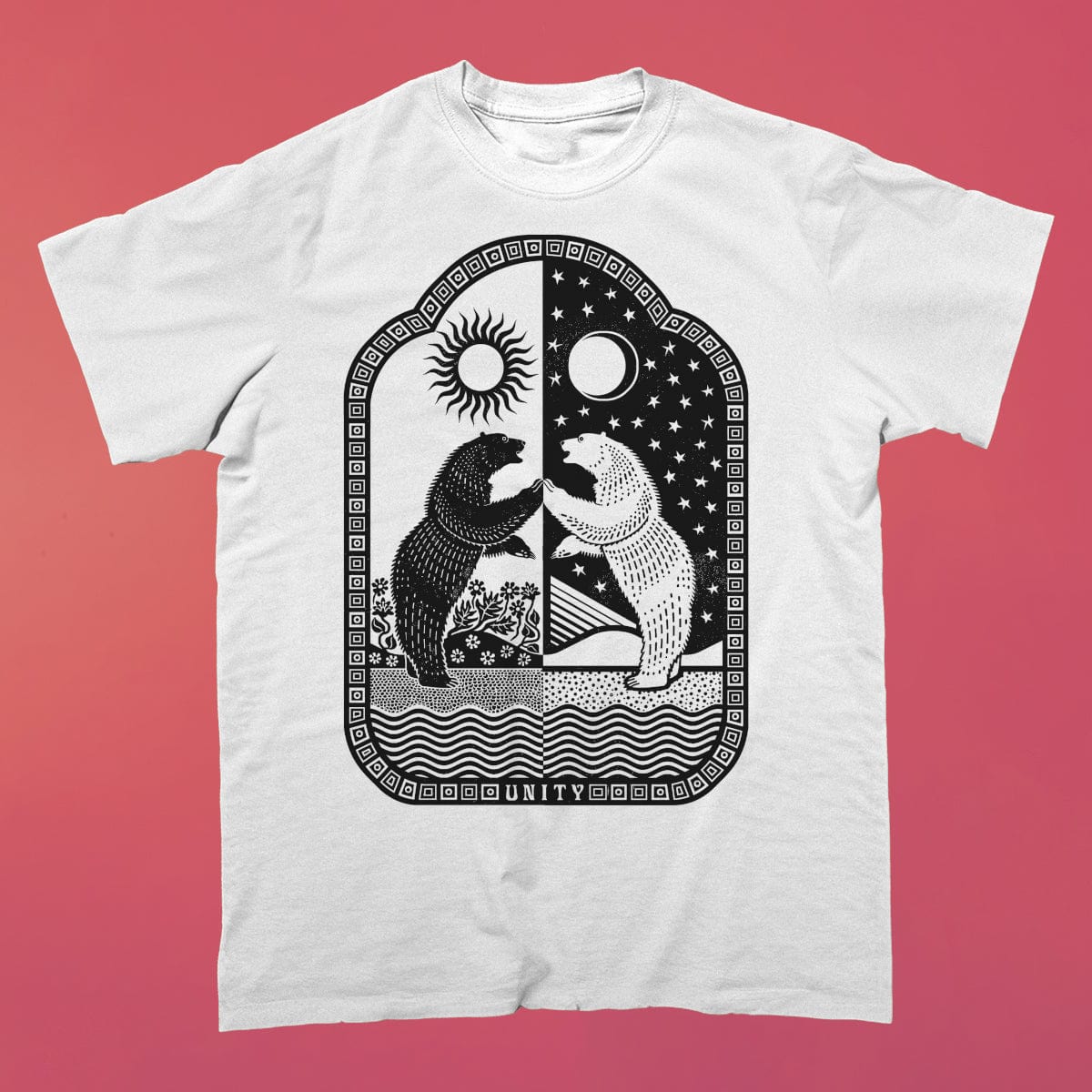 Unity Bear Mens Heavy Cotton Mens