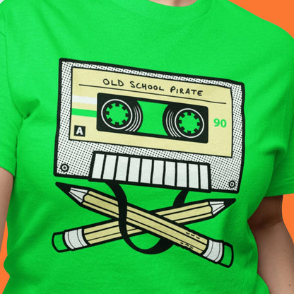 Old School Pirate Cassette T-Shirt