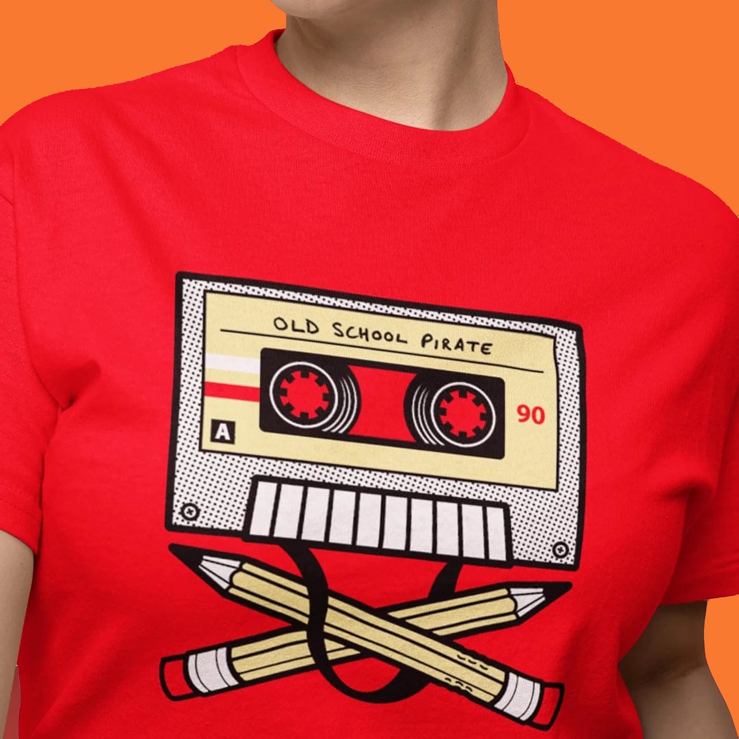 Old School Pirate Cassette T-Shirt