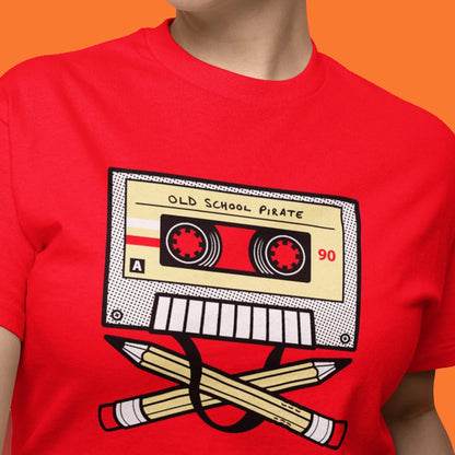 Old School Pirate Cassette T-Shirt