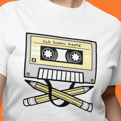 Old School Pirate Cassette T-Shirt