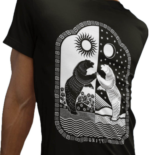 Spiritual_yoga_T-shirt_for_men_featuring_two_meditative_bears_surrounding_a_yin_and_yang_symbol_ideal_for_mindfulness_balance_and_nature_lovers