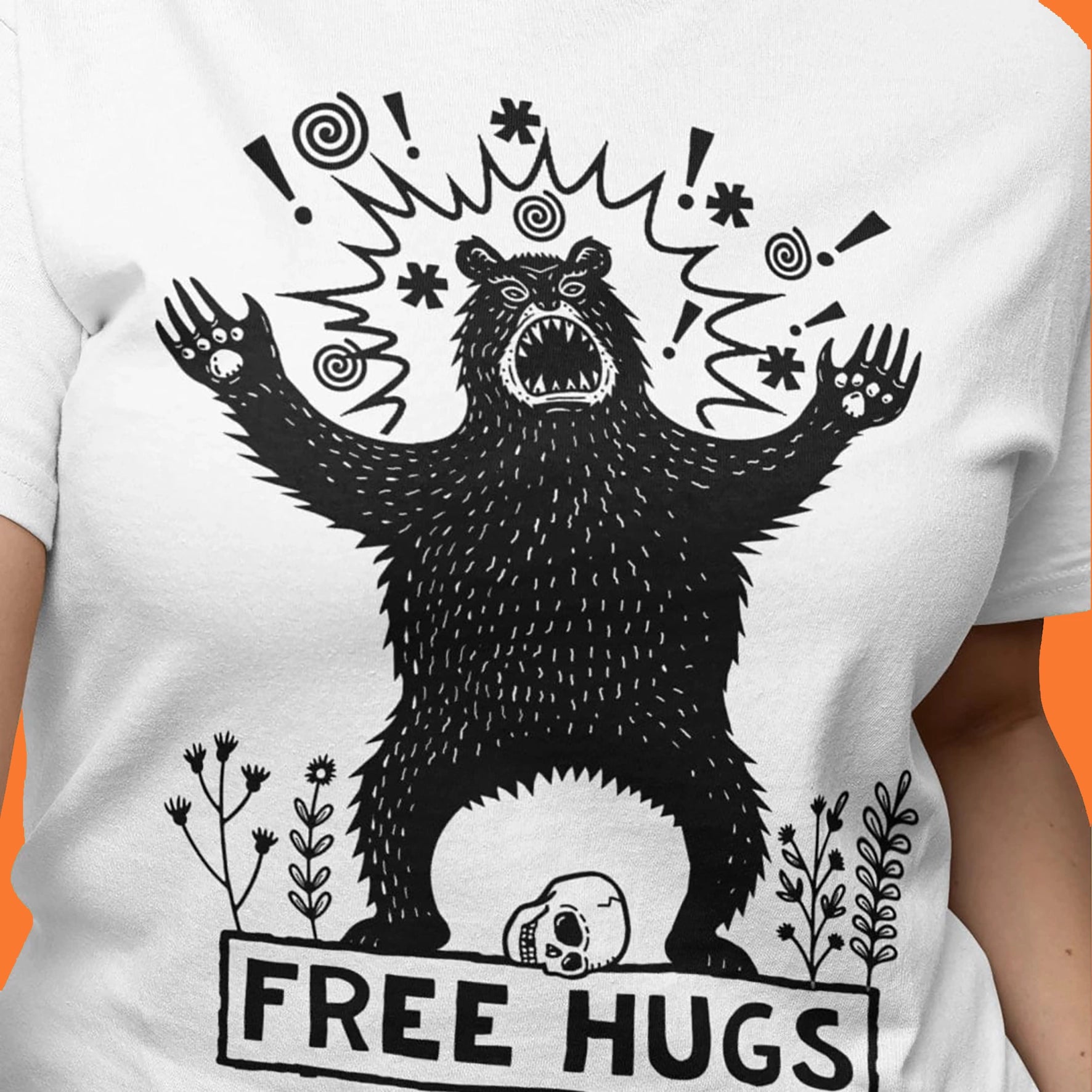 Free hugs t shirt 2025